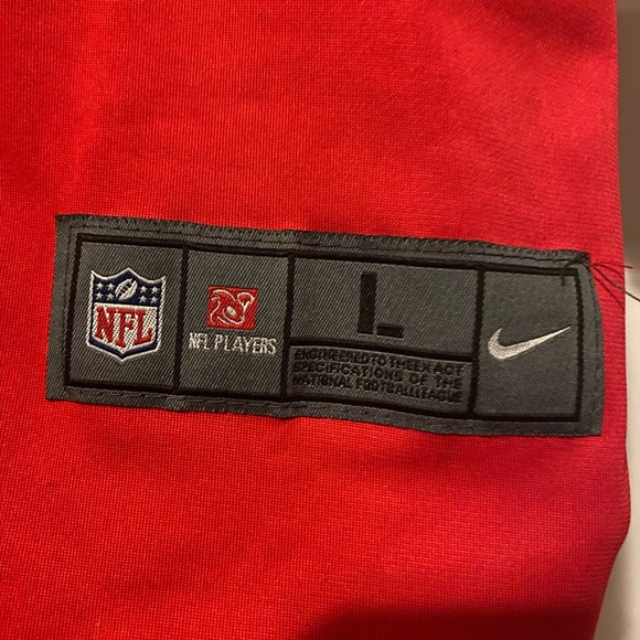 Men's Nike Jimmy Garoppolo Red San Francisco 49ers 75th Anniversary Ltd. Jersey - Picture 8 of 9